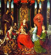 Hans Memling Triptych of St.John the Baptist and St.John the Evangelist Sweden oil painting reproduction